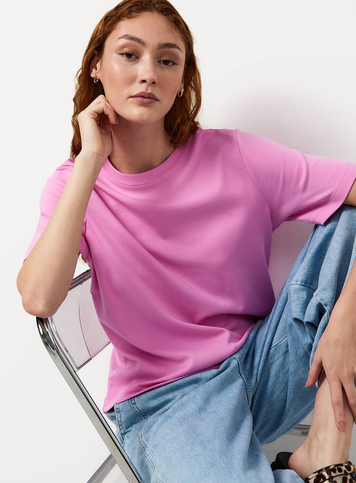 Dark Pink Pure Cotton Ultimate T-Shirt 24 - Image 1